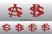 MONOGRAM - 26 Vector Logotypes, a Branding & Logo Template by Aksa & Nusa Co. (Thumbnail 3 of 5)