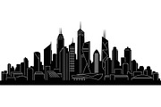 City Skyline Silhouette Bundle, an Illustration by jahid234 (Thumbnail 14 of 41)