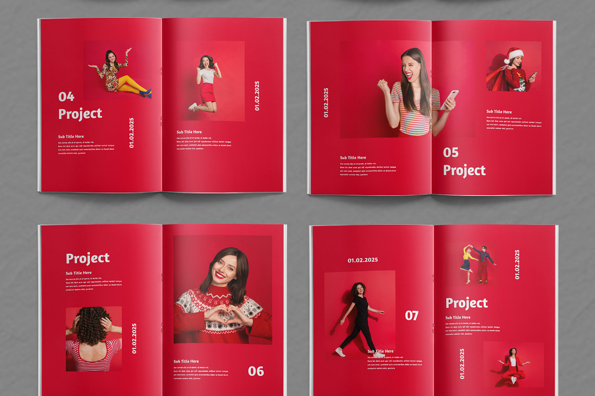 Fashion Portfolio Layout, a Magazine Template by ContestDesign (Photo 3 of 3)