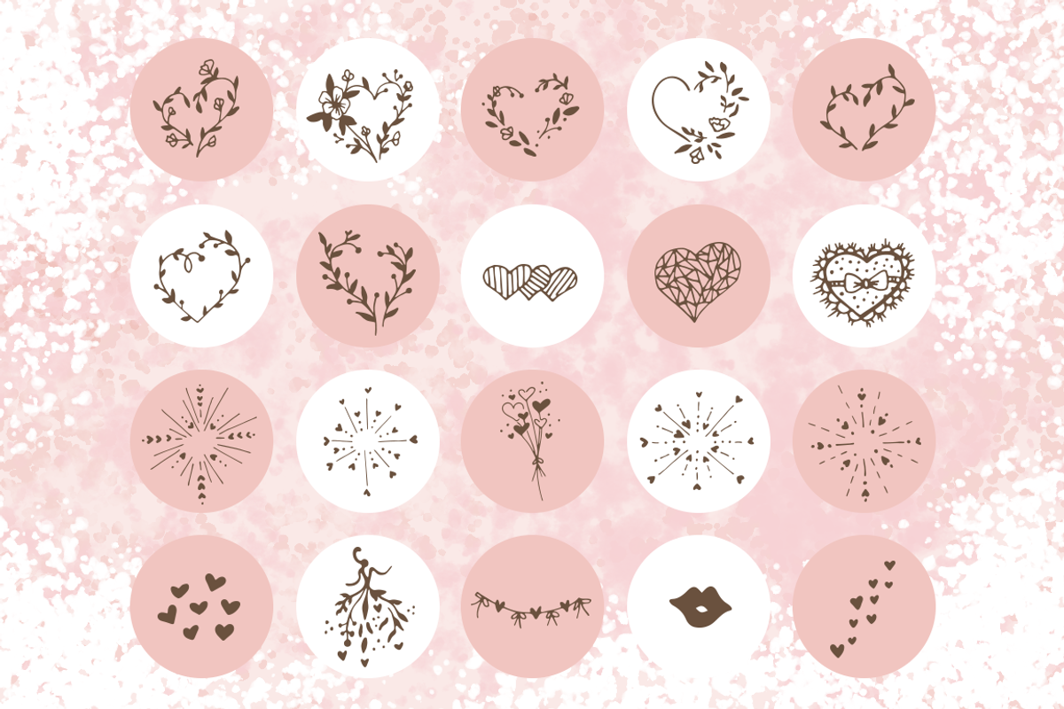 Romantic Hand Drawn Logo Elements, a Food Illustration by By Kerri Ann (Photo 2 of 11)