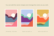 Boho Minimalist Landscapes, a Decorative Illustration by Léo Alexandre (Thumbnail 10 of 13)