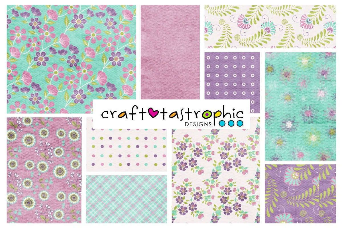Lilac Fever, a Pattern Graphic by Craftastrophic-Stuff