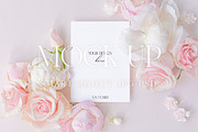 Greeting card mockup flatlay - Posy3, a Product Mockup by The Amore Vault (Thumbnail 1 of 4)
