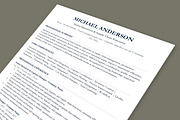 ATS Resume / CV Template Clean, a Resume Template by Anjum Ilyas (Thumbnail 6 of 7)