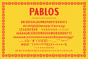 Pablos - Sans & Spur, a Sans Serif Font by Komet & Flicker (Thumbnail 13 of 13)