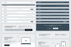 Bluprin AdobeXD Web Wireframe Kit