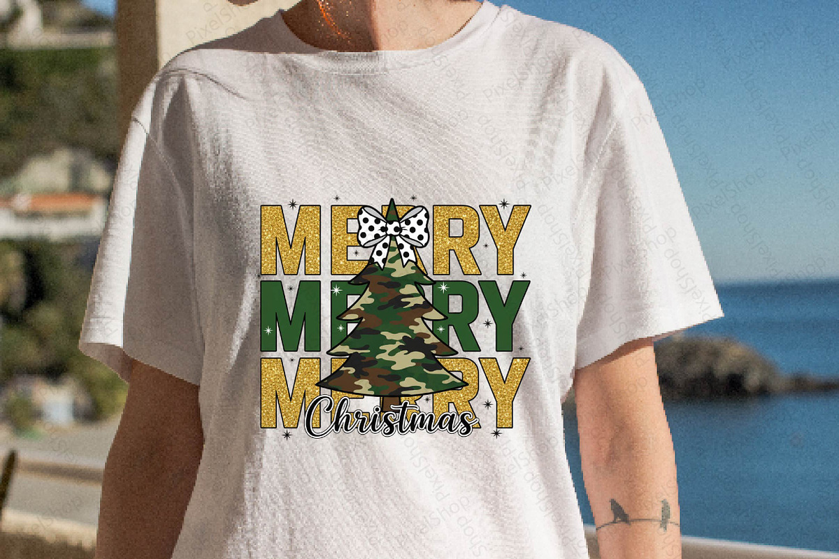 Merry Christmas Sublimation PNG, an Illustration by DreamPrint404 (Photo 5 of 7)
