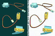 Electronics Illustrations Set, an Education Illustration by Blacklight (Thumbnail 6 of 10)