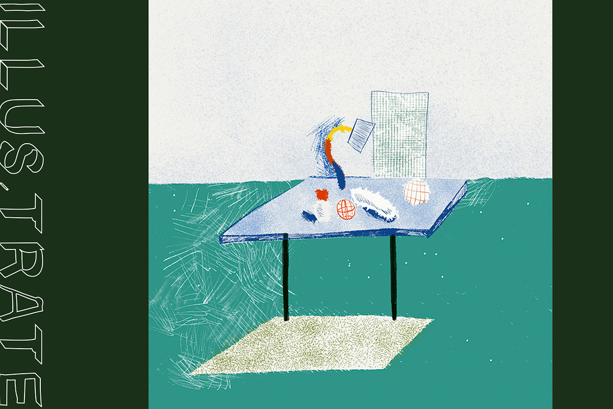 DAVID HOCKNEY PROCREATE BRUSHES, a Brush Add-On by Illus.trate (Photo 3 of 6)