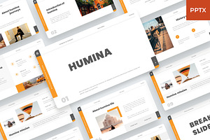 Humina Business PowerPoint Template, a Presentation Template by BeadyLab