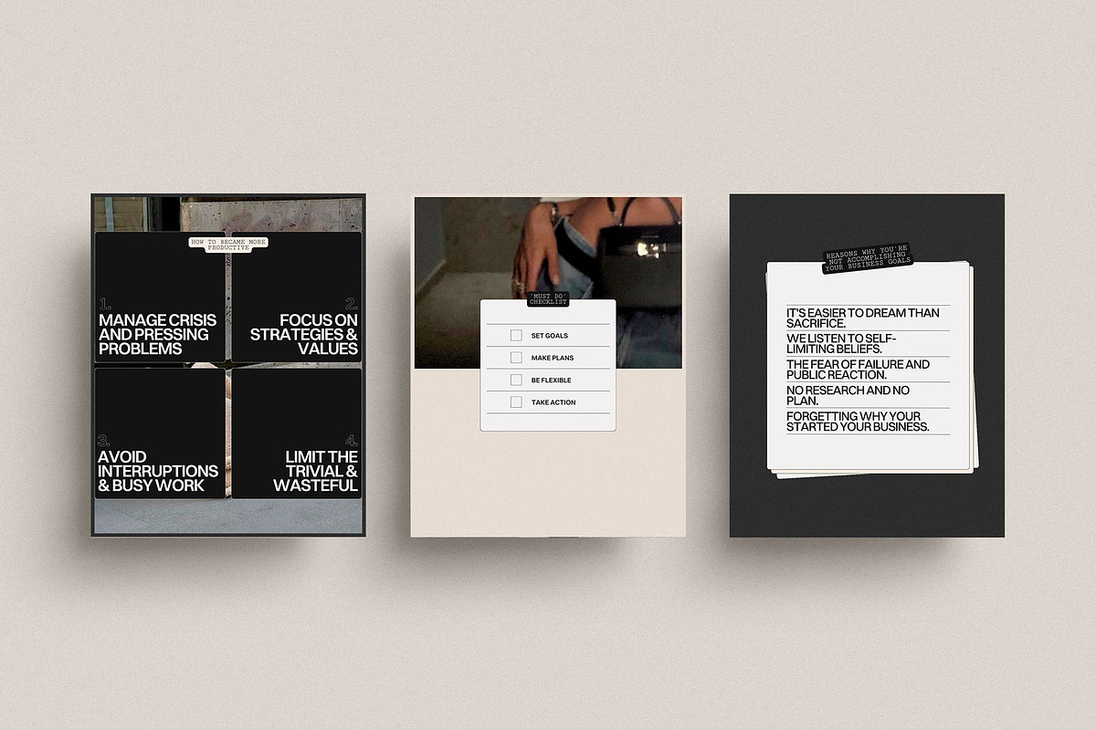 Instagram Coach Canva Template, a Social Media Template by Moscovita Studio (Photo 4 of 12)