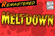 Meltdown - drippy horror comic font, a Font by Comicraft Fonts (Thumbnail 1 of 5)