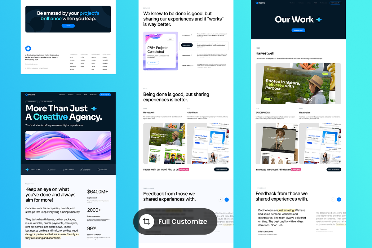 Dotline - Creative Agency preview 3