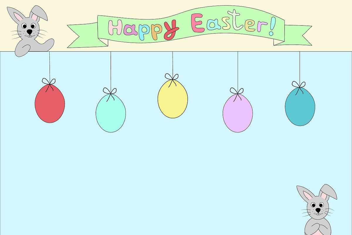 Happy Easter banner, a Brochure Template by iuliia_n
