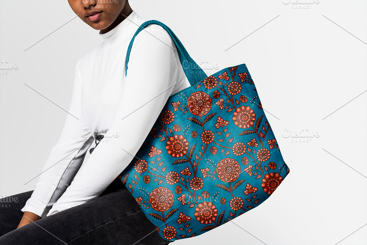 African Flowers, seamless pattern, a Pattern Graphic by Sveta Aho (Photo 5 of 5)