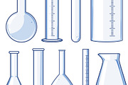 Scientific laboratory glassware set, an Object Graphic by pikepicture (Thumbnail 3 of 3)