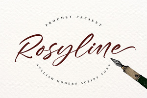 Rosyline - Stylish Script Font