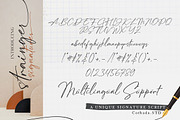 Strainger Signatures  Font, a Script Font by Cotbada_studio (Thumbnail 9 of 9)