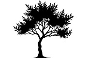 Elegant Tree Silhouette Clipart Set, an Object Graphic by jahid234 (Thumbnail 7 of 7)
