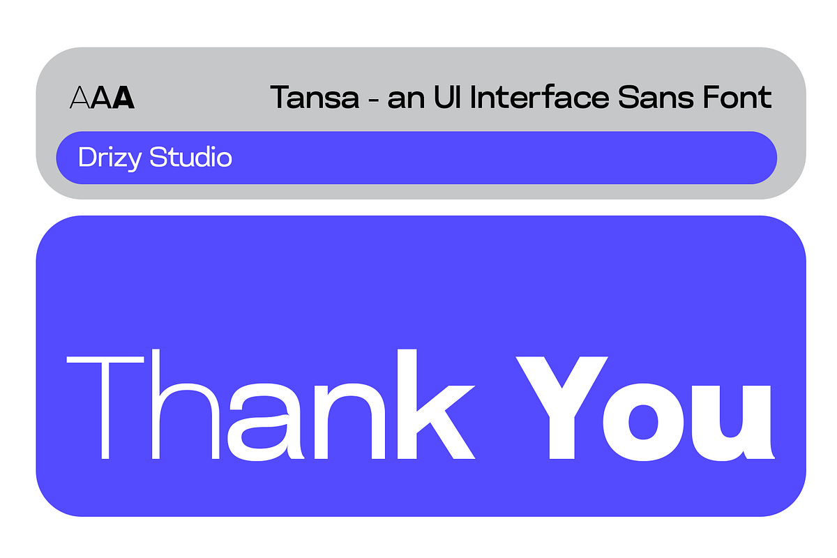 Tansa – UI Interface Sans Font, a Sans Serif Font by Drizy (Photo 10 of 10)
