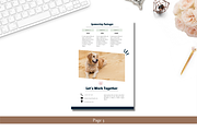 Pet Media Kit, Dog Media Kit, Canva, a Stationery Template by Bonita Digital Design (Thumbnail 5 of 5)