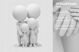 3D Small People - Family