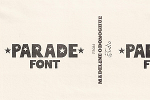 Parade Hand Crafted Font