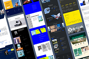 10 Figma Landing Page Templates, a Landing Page Template by zroch design (Thumbnail 2 of 32)
