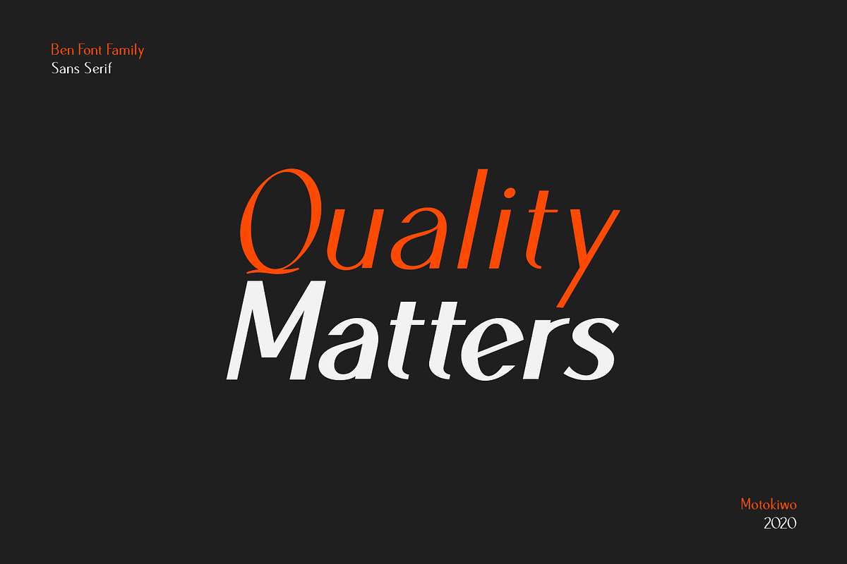 Ben Sans Serif Family preview 5