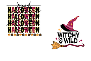 10 Halloween Quotes PNG Bundle, a Decorative Illustration by ClipArtTime (Thumbnail 2 of 4)