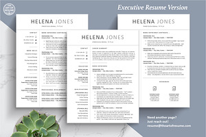 Executive Resume, Simple CV Template