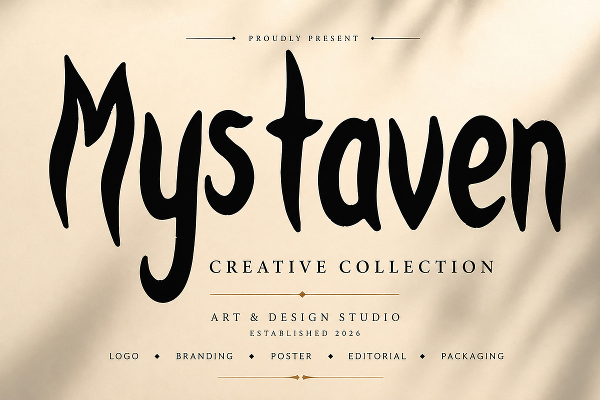 Mystaven, a Serif Font by Wow Magic (Photo 4 of 4)