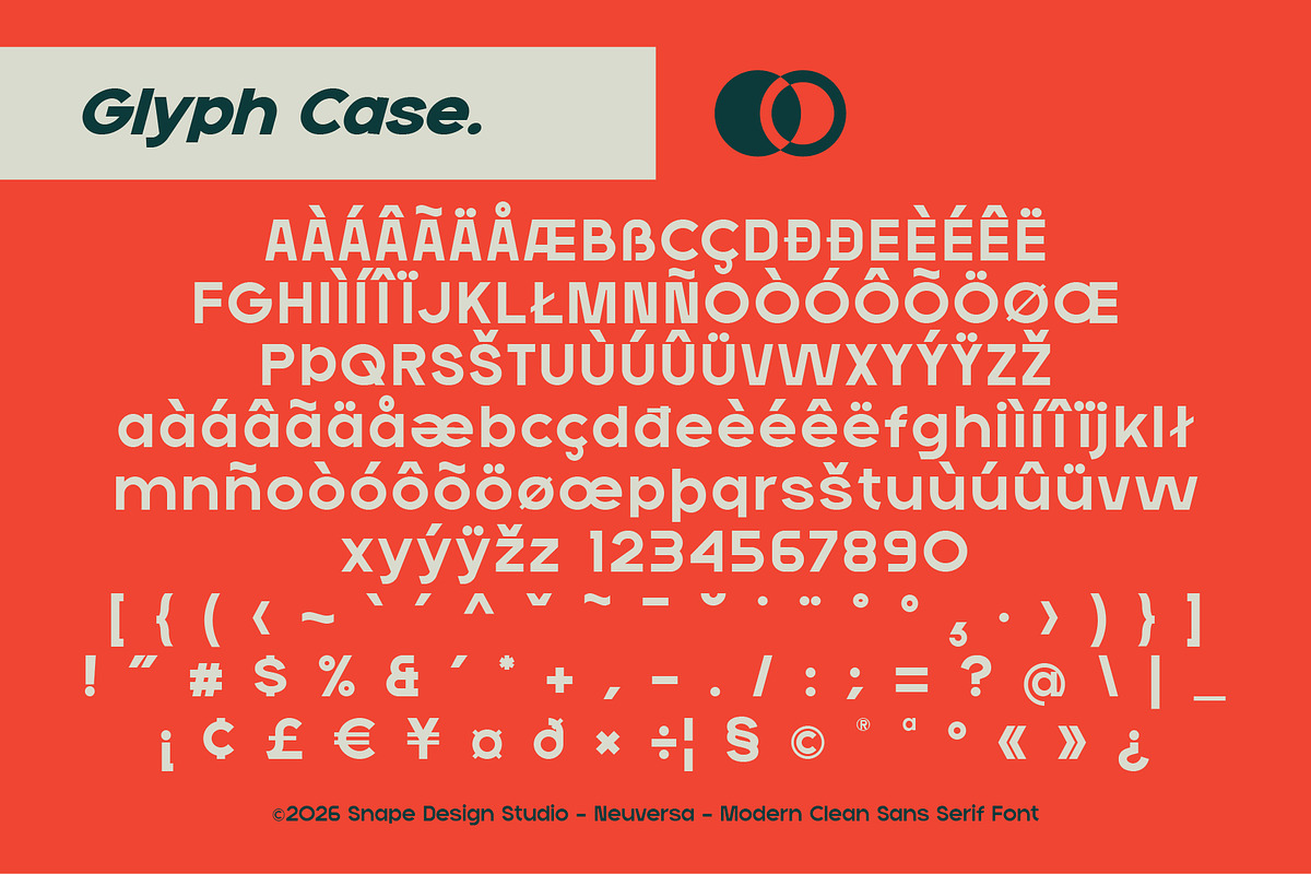 Neuversa - Modern Sans Serif Font, a Sans Serif Font by Snape Design Studio (Photo 5 of 12)