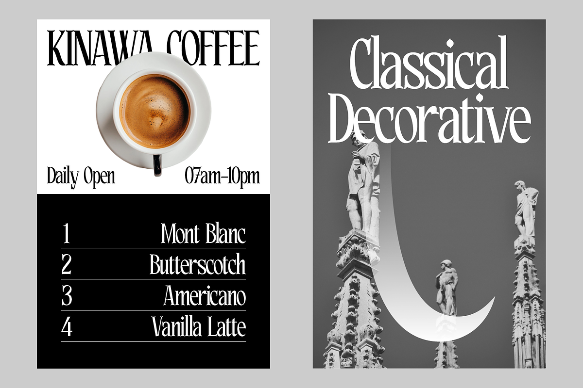 AO Kinawa - Elegant Display Serif, a Serif Font by OwunStudio (Photo 14 of 18)