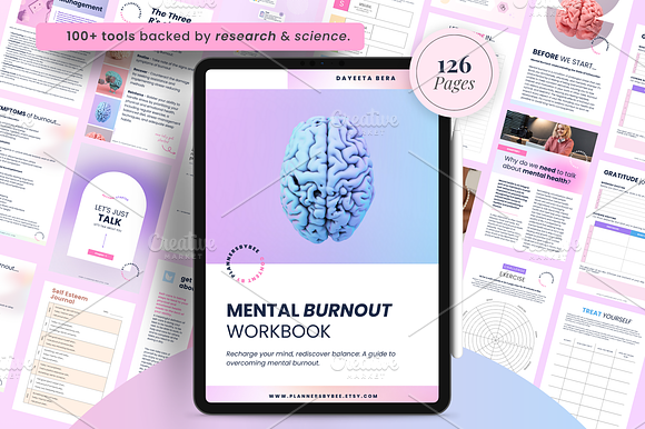 Stress Burnout Processing Journal preview 5