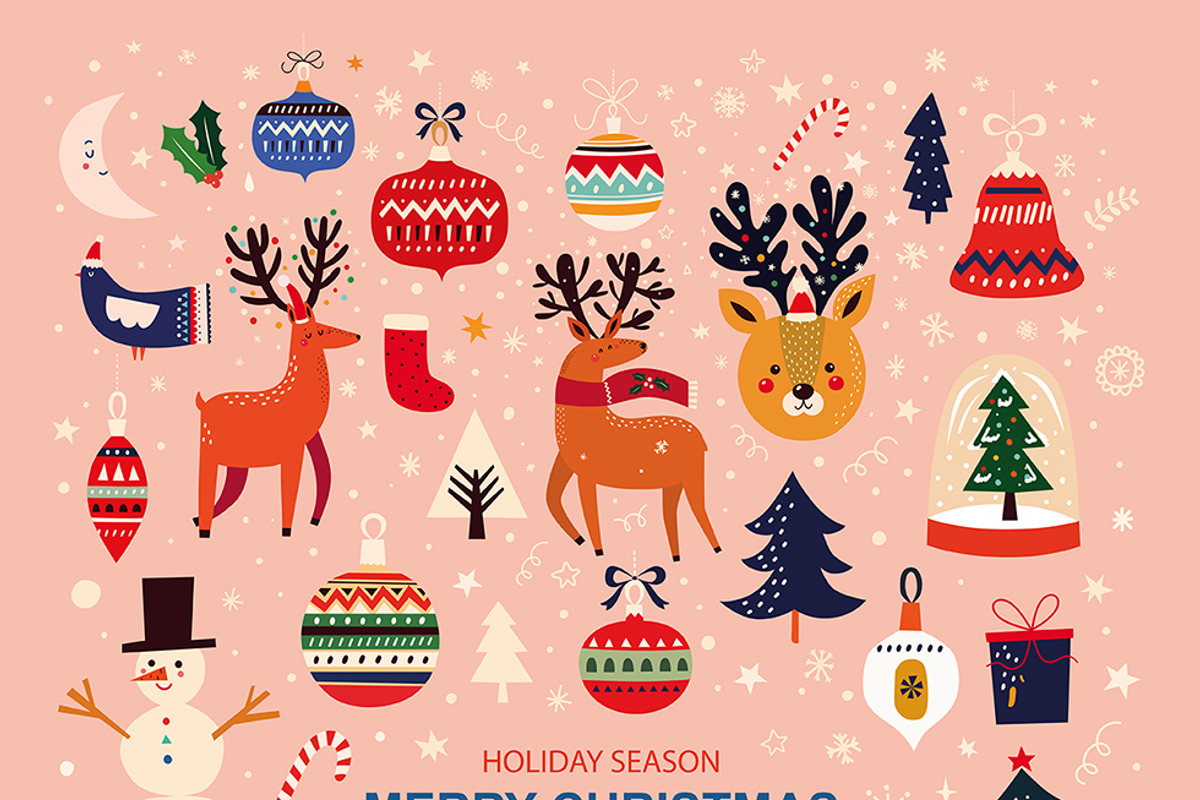 Merry Christmas collection, a Seasonal Illustration by MoleskoStudio (Photo 12 of 22)