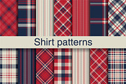 #51 Shirt Plaid Patterns EPS + JPG, a Pattern Graphic by Plaid4You (Thumbnail 1 of 9)