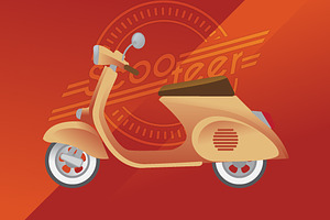 Vintage Scooter