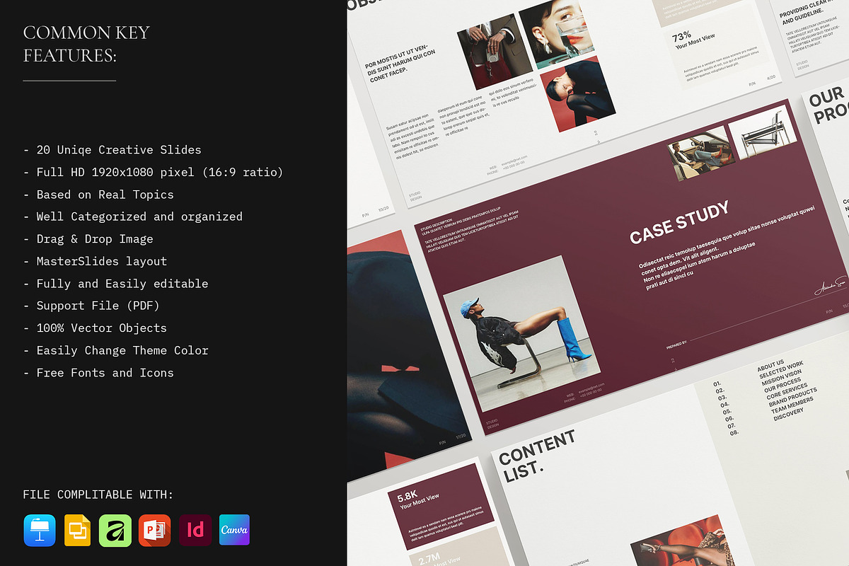 Pitch Deck Presentation Template, a Presentation Template by Laycraft Studio (Photo 3 of 9)