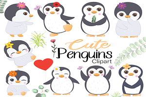 Baby Penguin Clipart