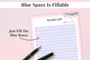 Fillable To Do List Printable