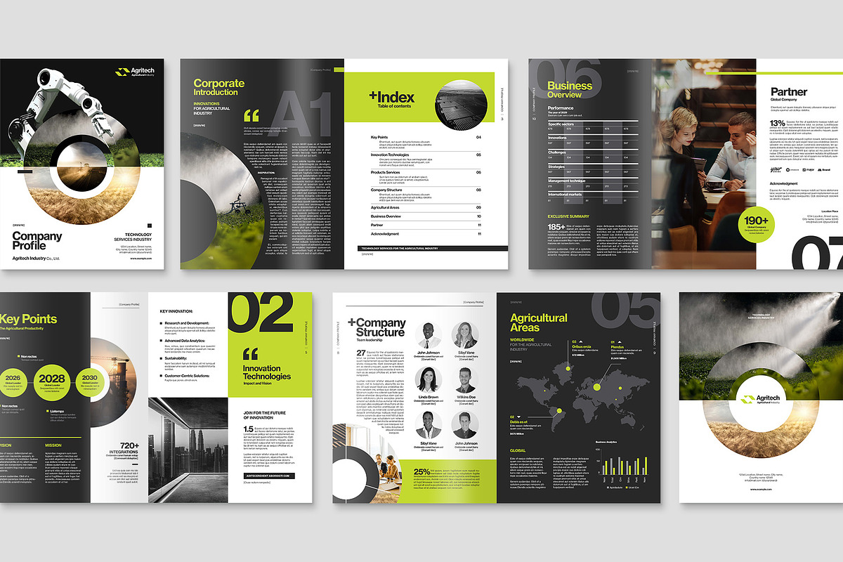 Company Profile Brochure Template, a Brochure Template by BrandPacks (Photo 3 of 6)