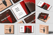 Hard Cover Square Book Mock-up, a Books & Magazine Mockup by Yogurt86 (Thumbnail 1 of 19)