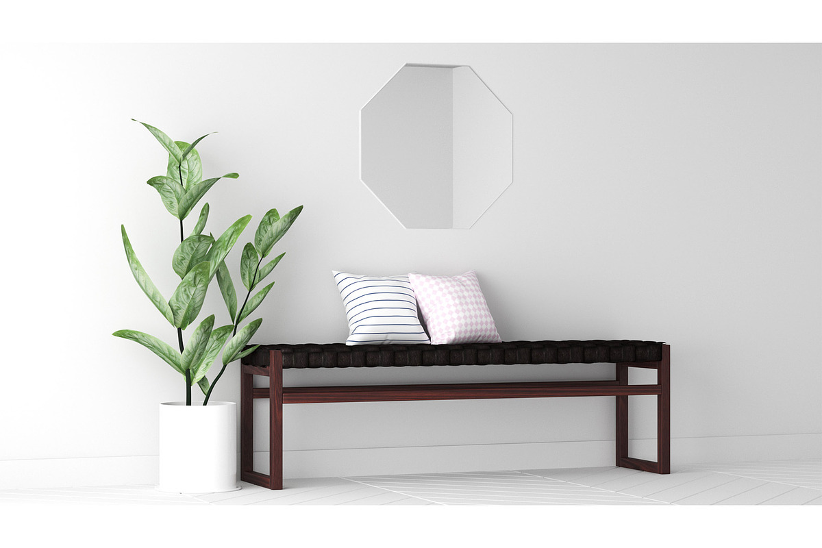 Entry Table C - Leather and Timber, a Furniture 3D Model by 3DCargo (Photo 3 of 6)