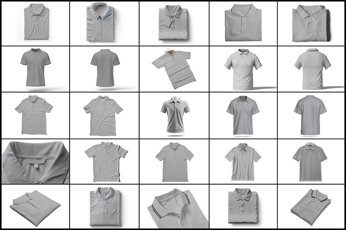 Polo T-Shirt Mockup, a Shirt Mockup by mockupbuys (Photo 2 of 52)