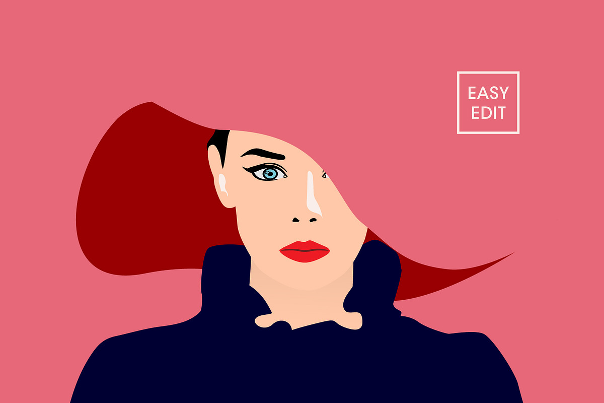 Fashion Girl Vector | Illustration, an Illustration by Modus Prime (Photo 2 of 3)
