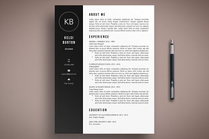 Modern Resume Template CV Word/Pages