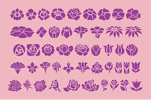 Folk Art Flowers Font