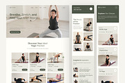 Yoga Studio Website UI Figma, an UI Kit Template by peterdraw (Thumbnail 7 of 7)