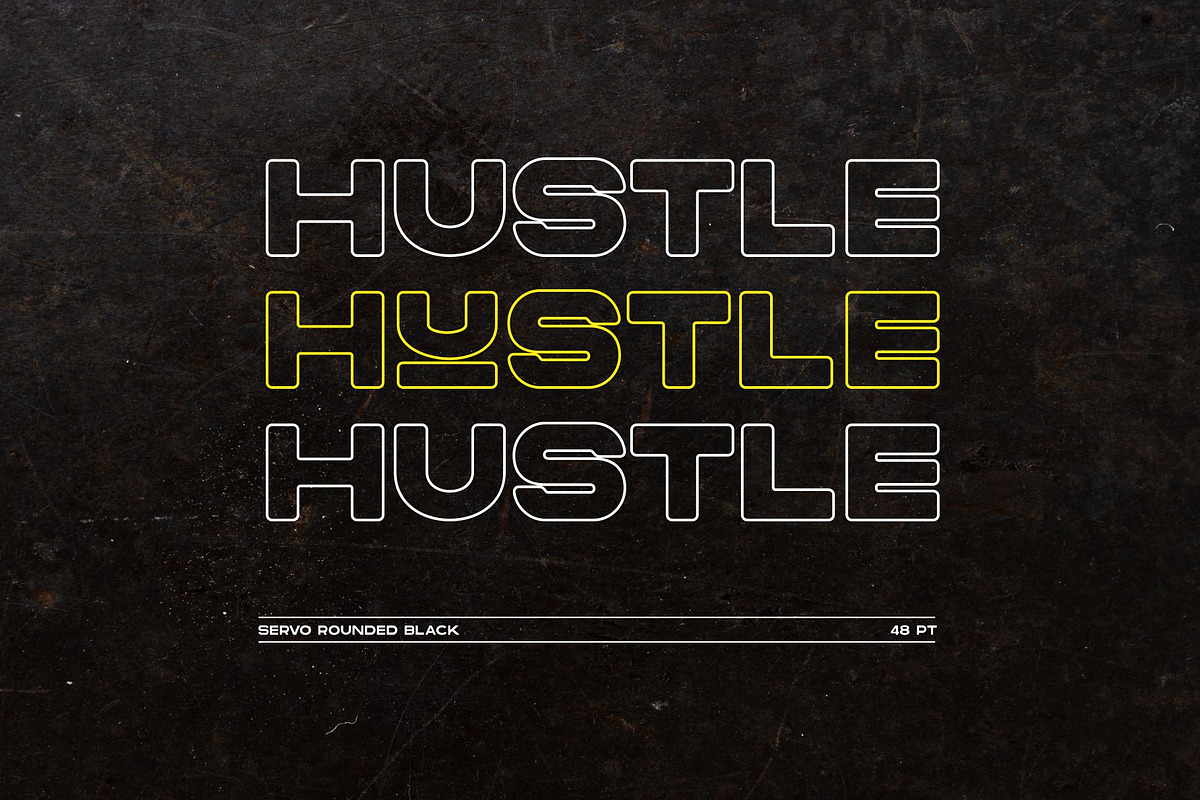 Servo - Bold Sans Serif, a Sans Serif Font by takoliko (Photo 2 of 11)